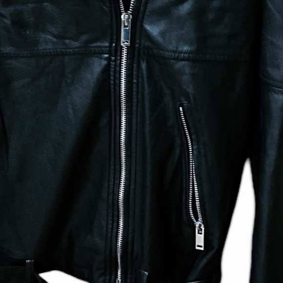 Zara Trafaluc Oversized Moto Faux Leather Jacket - Picture 10 of 16